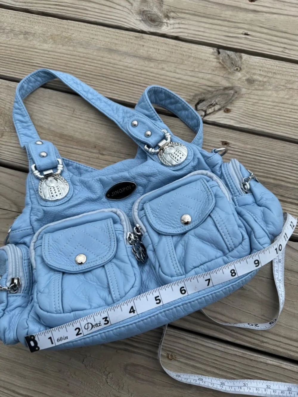 Jingpin blue bag